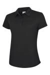 UC126 Ladies Ultra Cool Poloshirt Black colour image